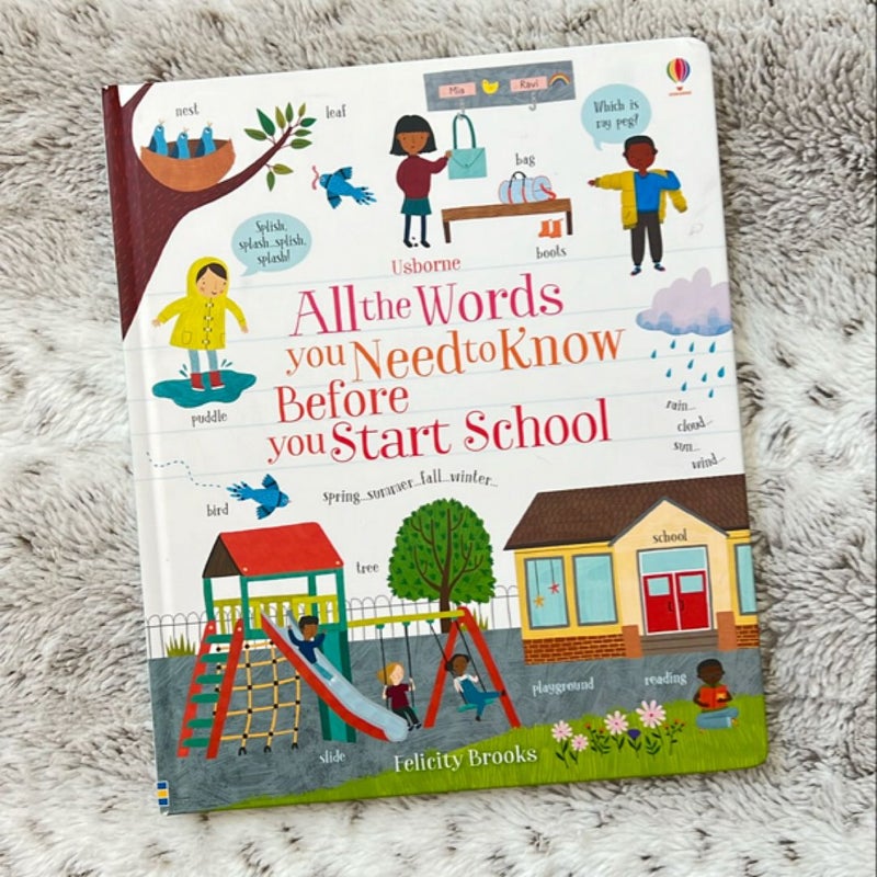 All the Words You Need to Know Before You Start School