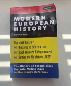 Schaum's Outline of Modern European History