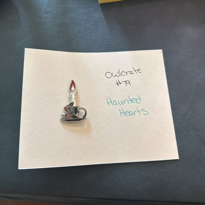 Haunted Hearts Enamel Pin #79 Owlcrate