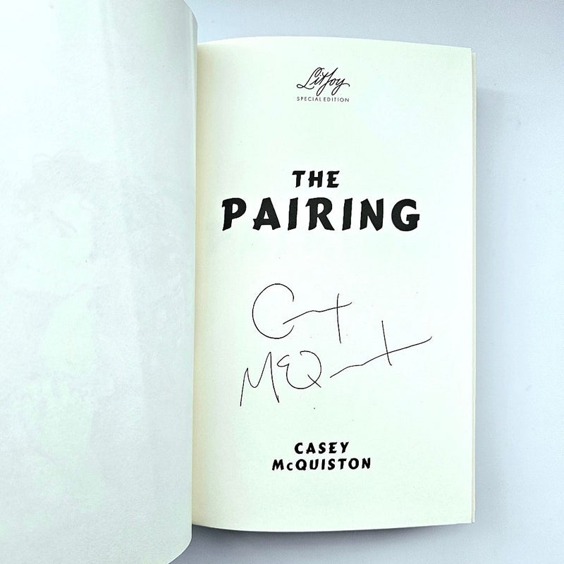 The Pairing by Casey McQuiston Litjoy Special Edition Endpaper Artwork Hardcover NEW