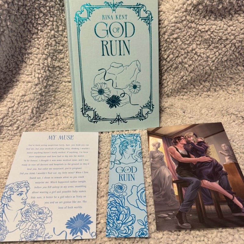Rina Kent Legacy Of Gods Series Luxury Bundle Box - God of Ruin