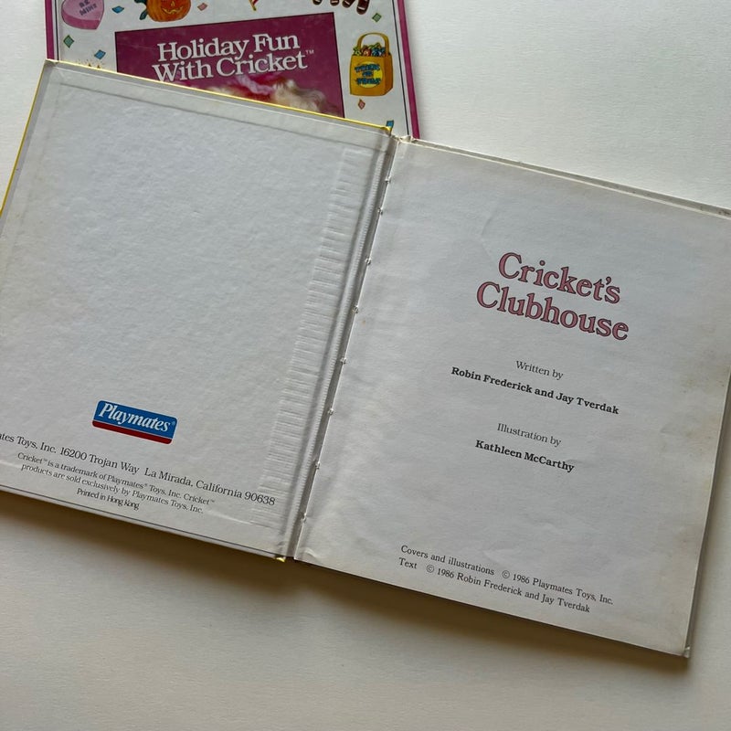 Vintage Book Bundle: Cricket - Holiday Fun & Clubhouse