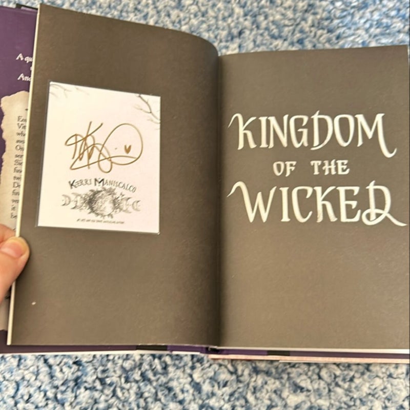 Barnes and Noble exclusive Kingdom of the Wicked trilogy