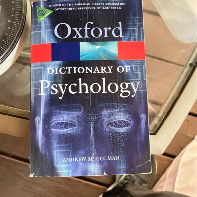 A Dictionary of Psychology