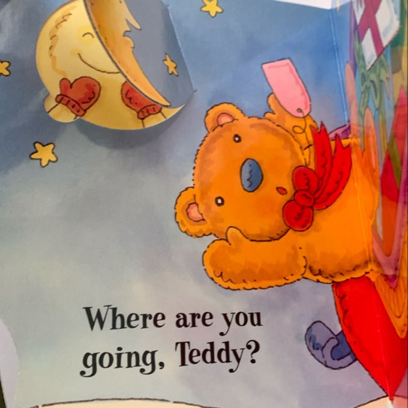 Christmas Teddy- Lift Flap Book