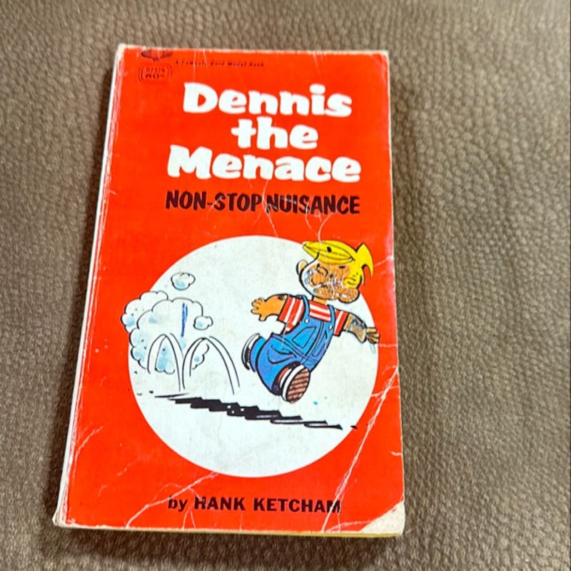 Vintage Paperback Book Dennis the Menace Non-Stop Nuisance