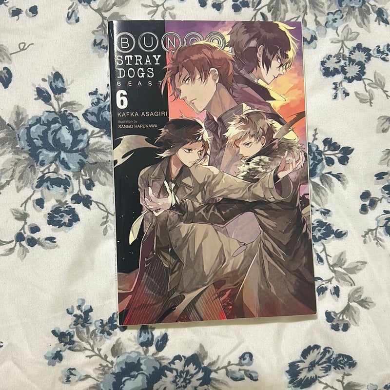 Bungo Stray Dogs light novels 1-4, 6