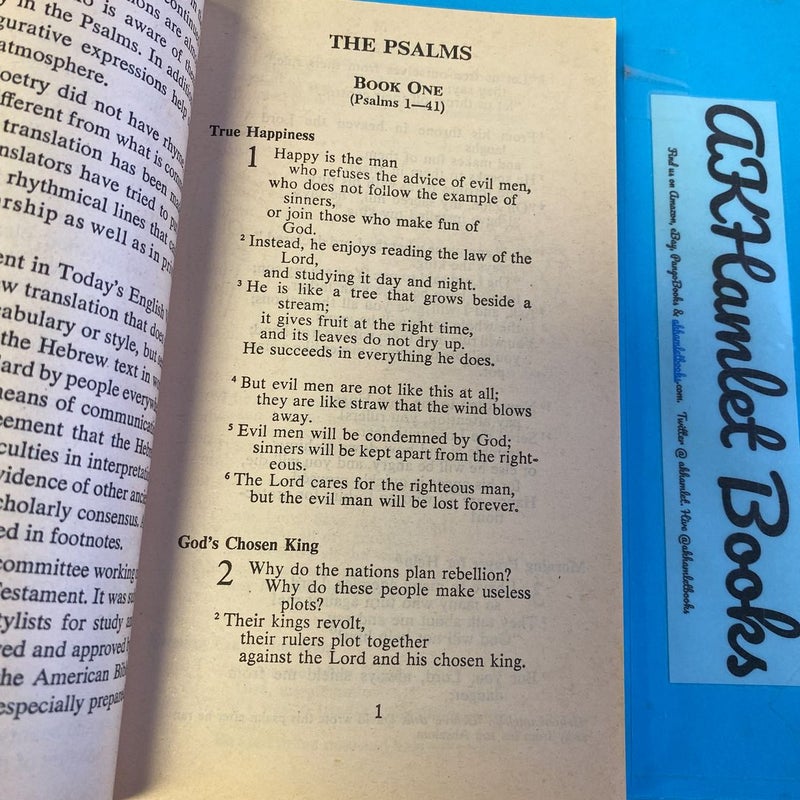 The Psalms for Modern Man