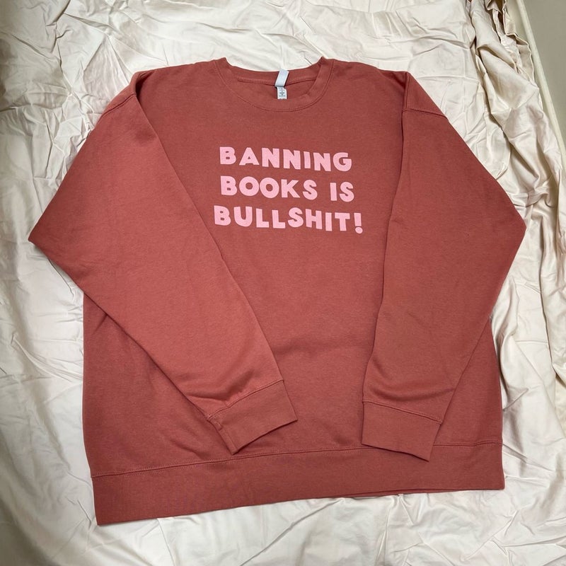 Inkwell Threads Banning Books is Bullshit Crewneck Sweatshirt