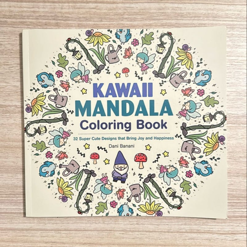 Kawaii Mandala Coloring Book