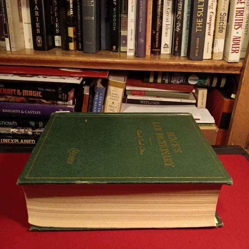 Black's Law Dictionary revised 4th edition