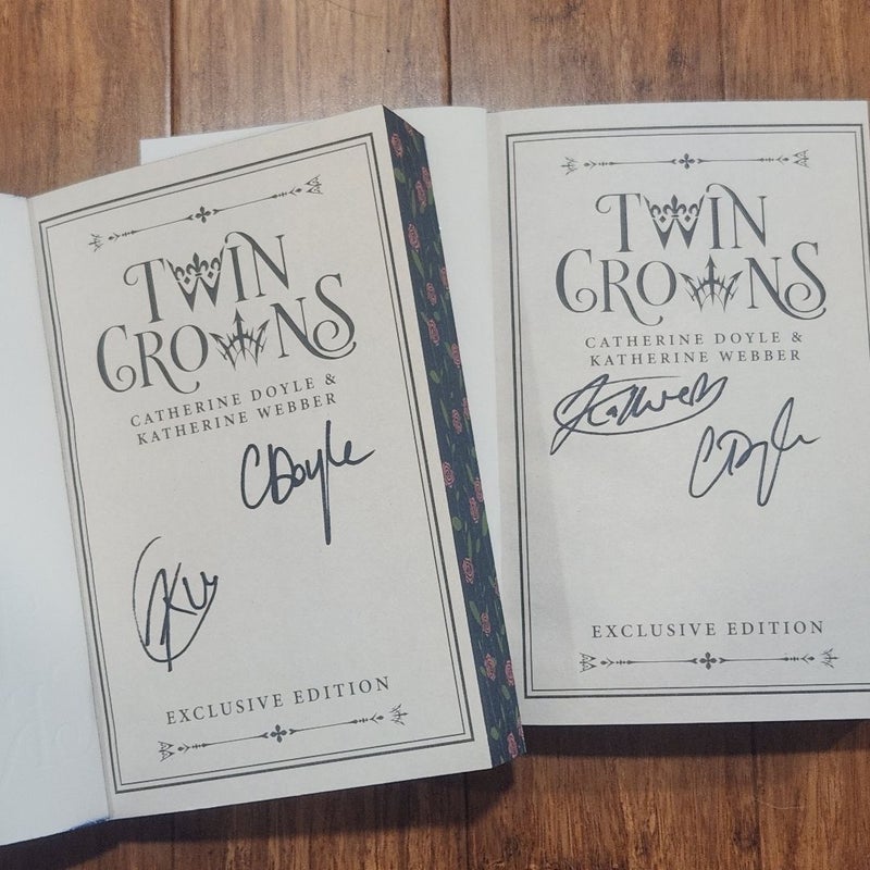 Twin Crowns (Waterstones Exclusive Editions) (Signed)