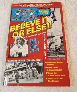 Believe it or Else Baseball Edition 1992