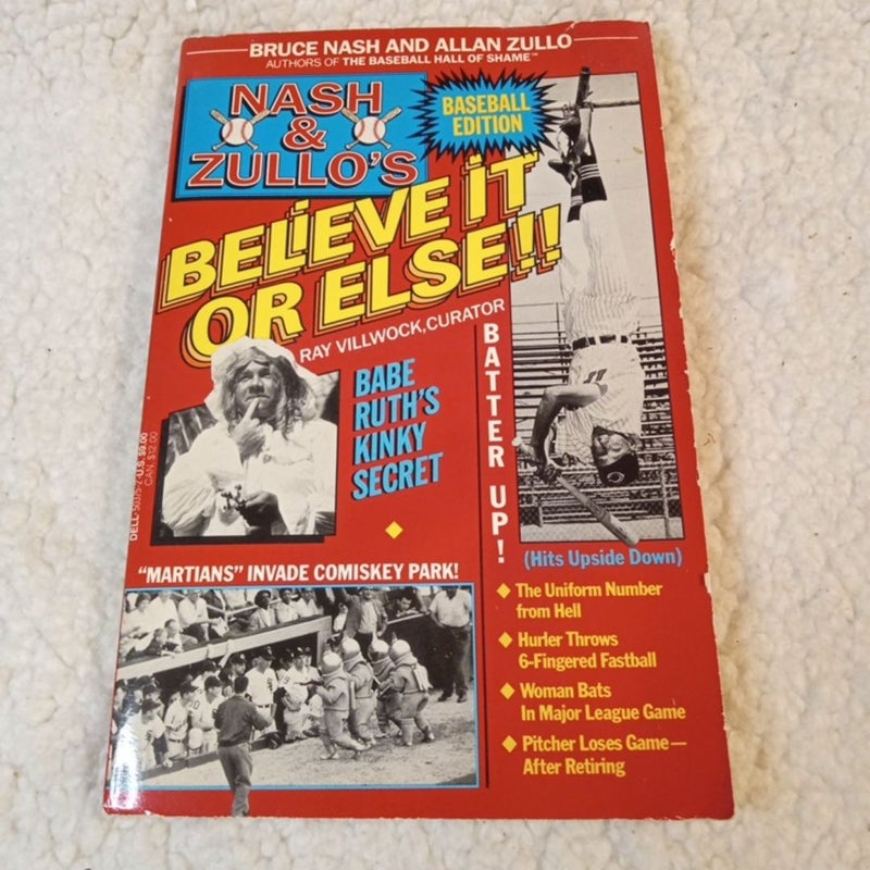 Believe it or Else Baseball Edition 1992