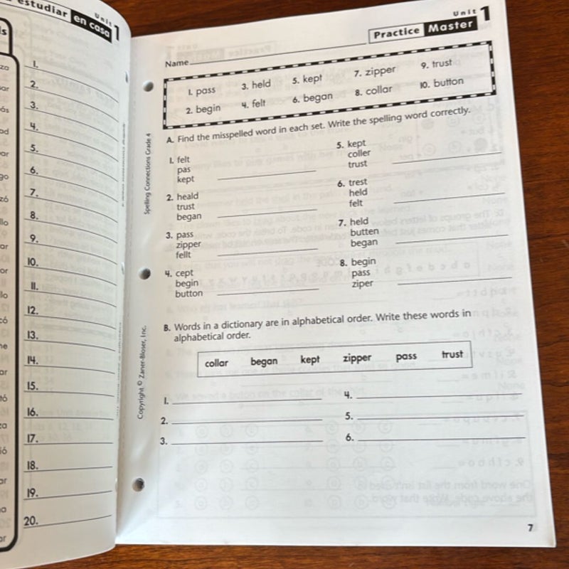 Spelling Connections
