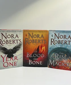 Chronicles of The One Trilogy (ALL 1st Edition): Year One, Of Blood And Bone, & The Rise Of Magicks 