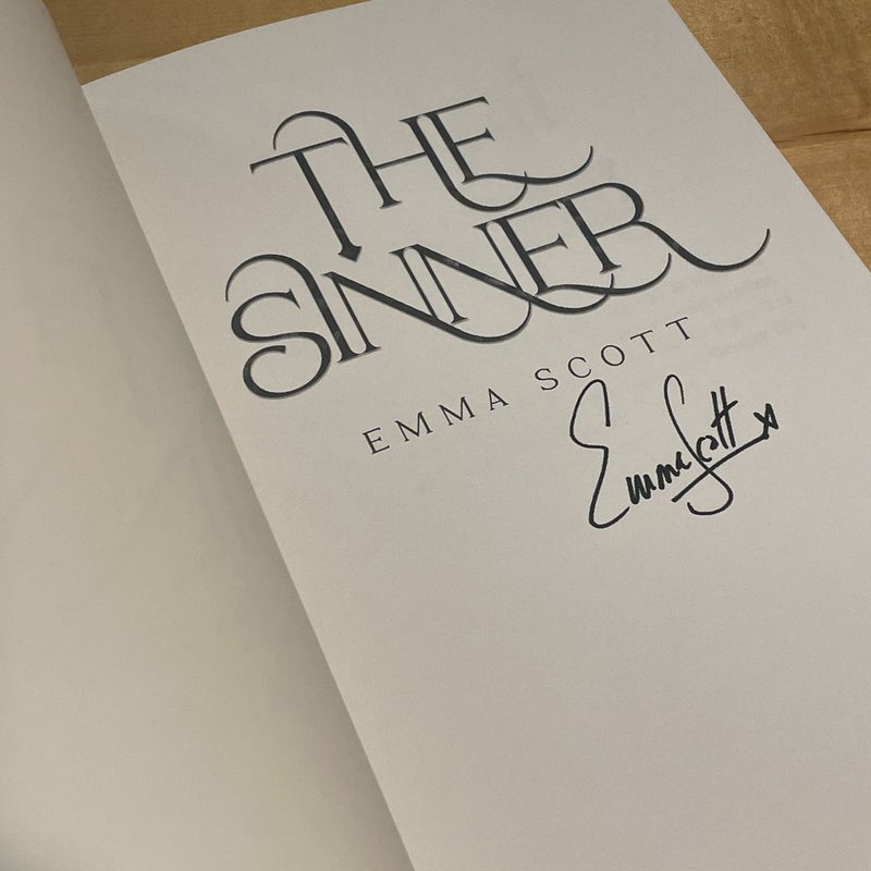 The Sinner by Emma Scott Special Edition SE Paperback