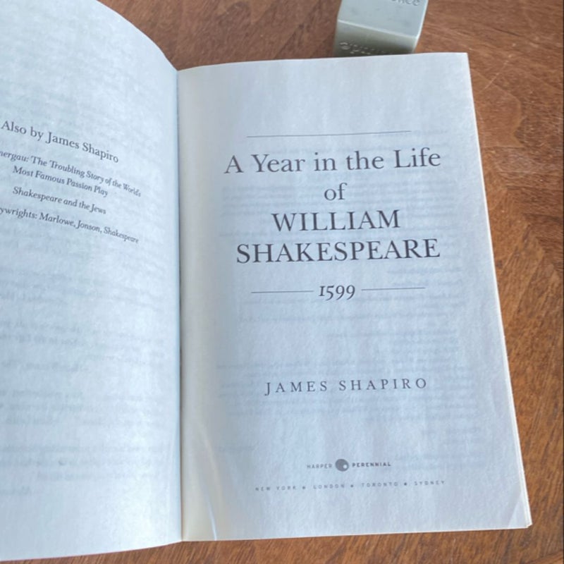 A Year in the Life of William Shakespeare