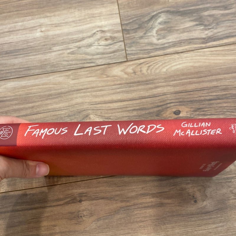Famous Last Words