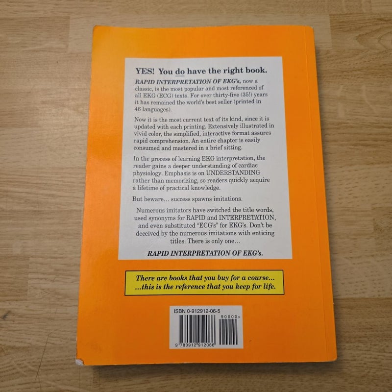 Rapid Interpretation of EKG's 6th edition