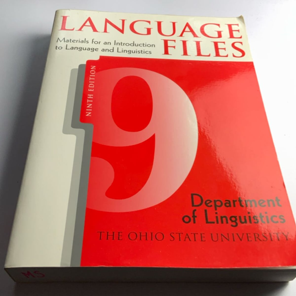 Language Files by Department of Department of Linguistics