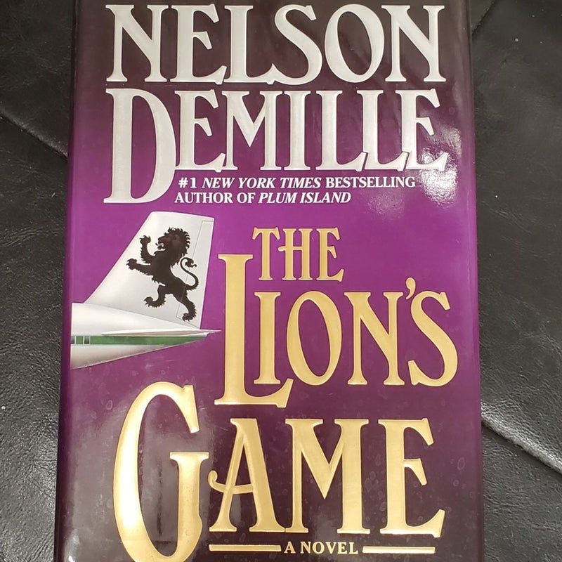 The Lion's Game Hardback Novel by Nelson DeMille