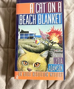 A Cat on a Beach Blanket  886