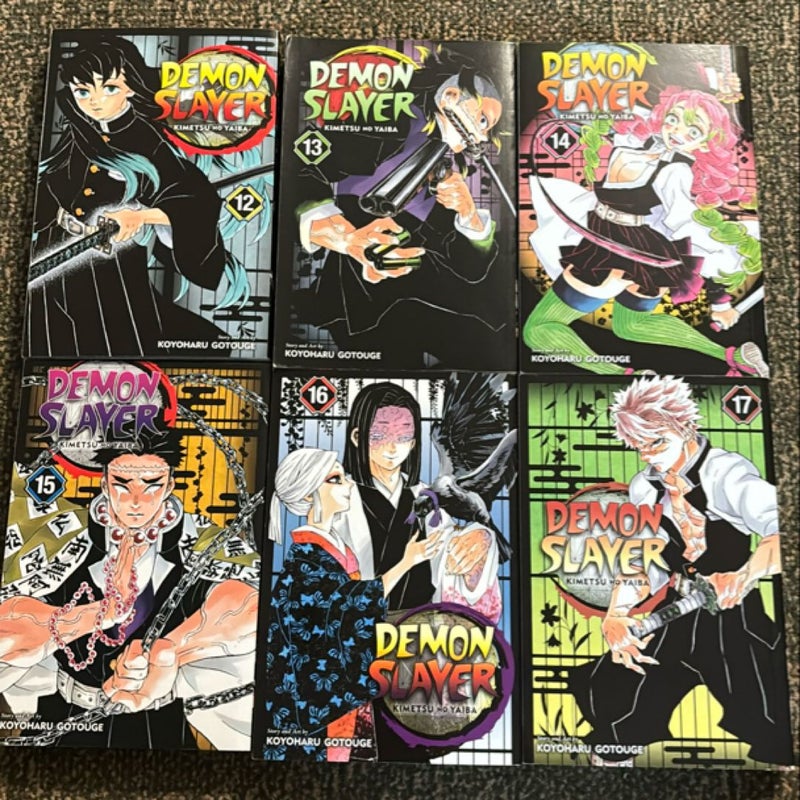 Demon Slayer: Kimetsu No Yaiba, Vol. 12-17