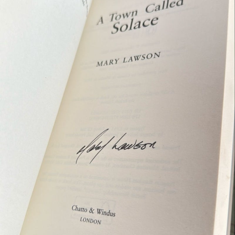 A Town Called Solace SIGNED