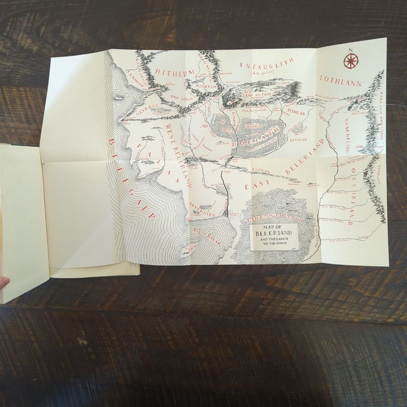 The Silmarillion -1st Edition/1st Printing with Map