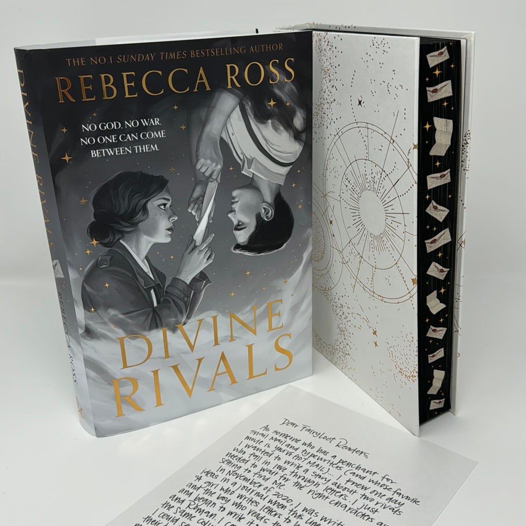 Divine Rivals and Ruthless vows fairyloot by Rebecca Ross