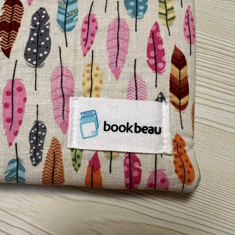 Book Beau Book Sleeve Feathers