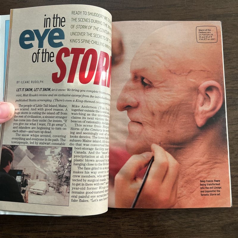 Stephen King Storm of the Century TV Guide 