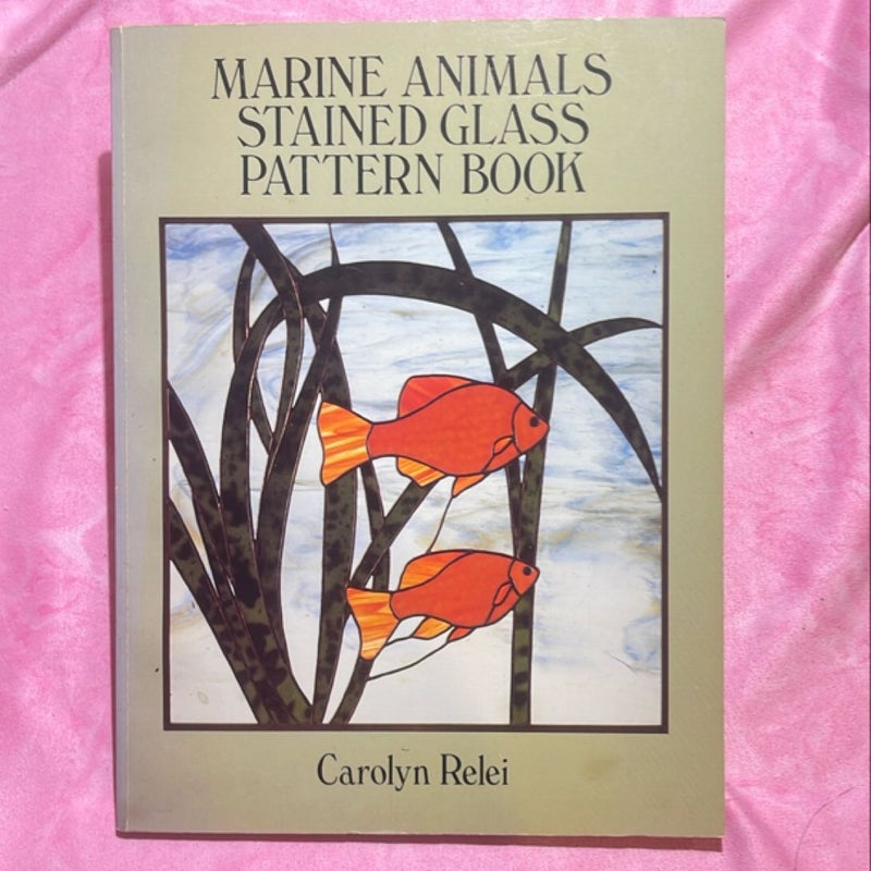 Marine Animals Stained Glass Pattern Book