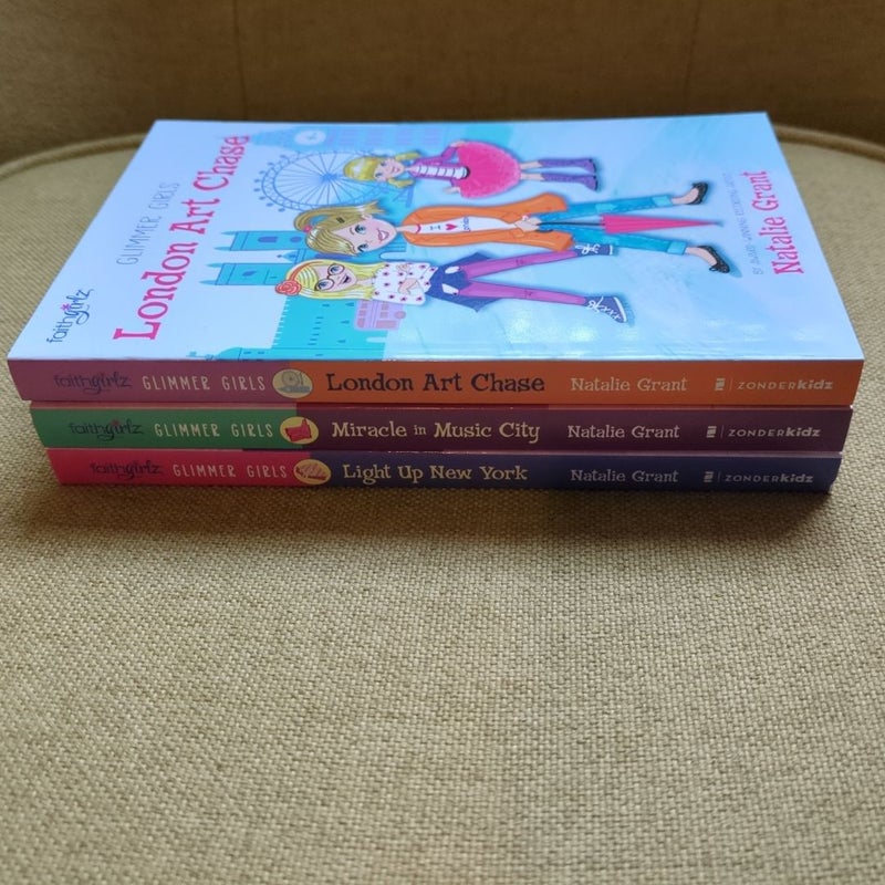Glimmer Girls Series: London Art Chase, Miracle in Music City, Light up New York