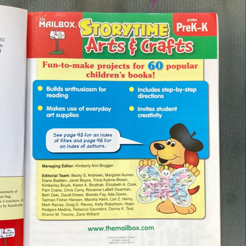 Storytime Arts and Crafts