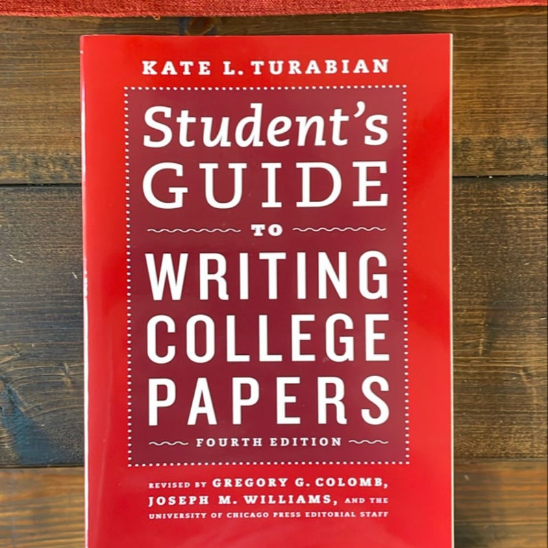 Student's Guide to Writing College Papers