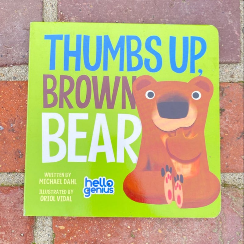 Thumbs up, Brown Bear