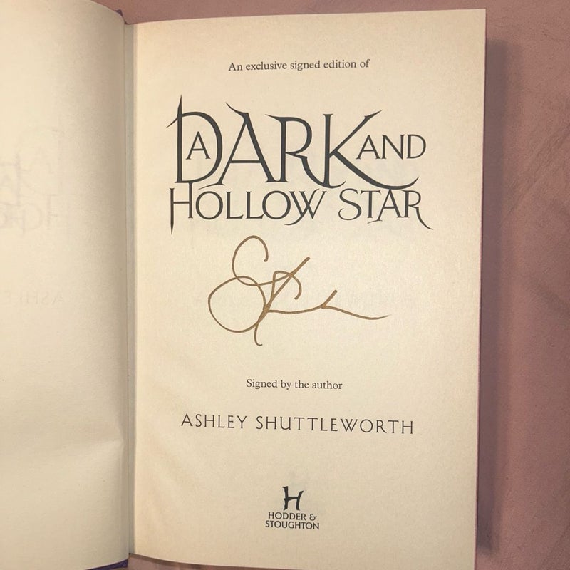 A Dark and Hollow Star *SIGNED*