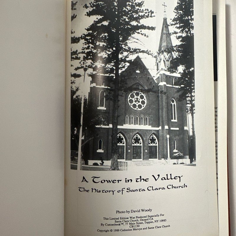 TOWER IN THE VALLEY. SANTA CLARA PARISH. MERVYN. LIMITED. INSCRIBED. 1989. HC