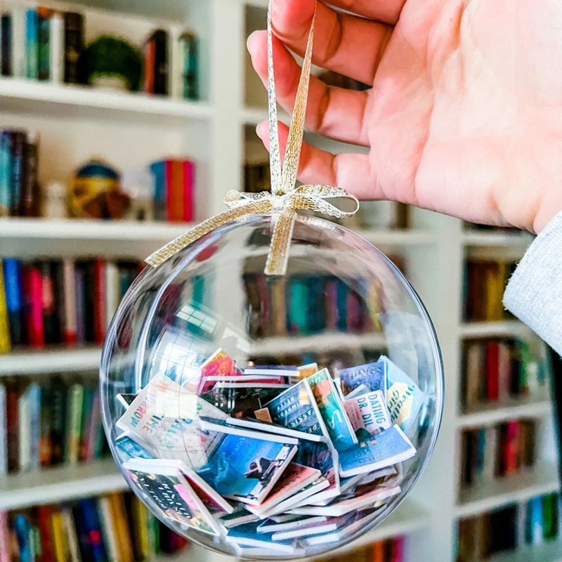 Mini Book Ornament Ball