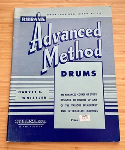 Rubank Advanced Method Drums 