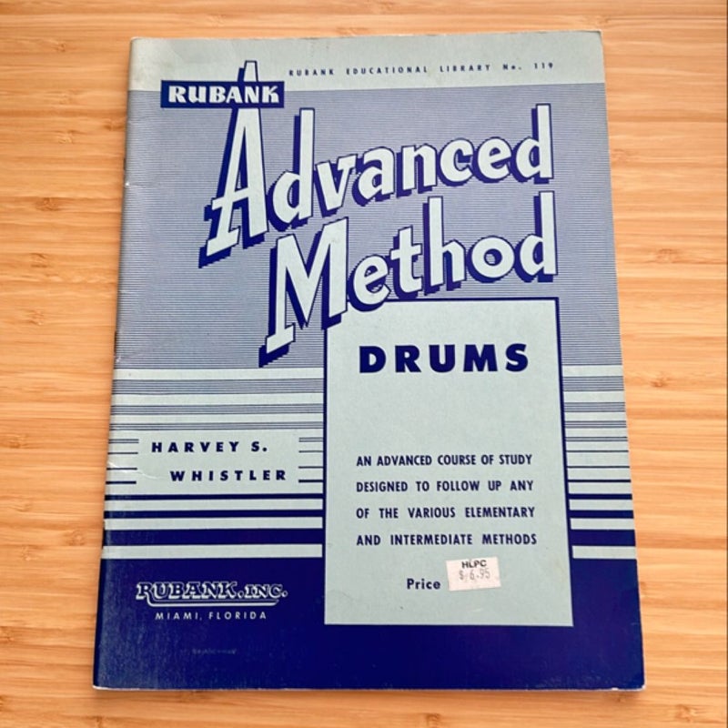 Rubank Advanced Method Drums 