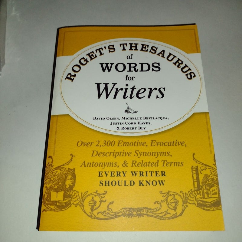 Roget's Thesaurus of Words for Writers