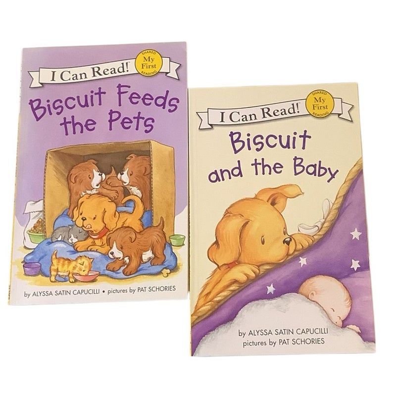 Lot of 6 Books ~ Biscuit Feeds the Pets