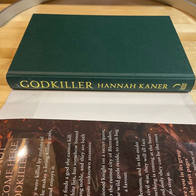 Godkiller by Hannah Kaner (2023, Hardcover, Brand New, 1st Ed.) Godkiller Series
