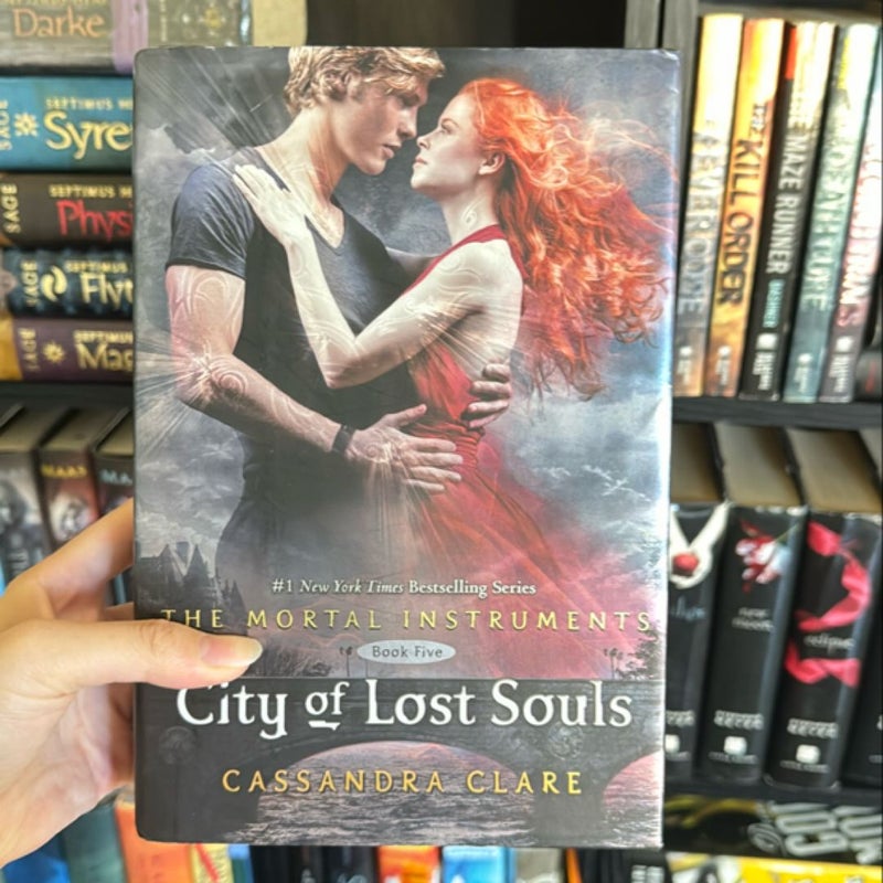 City of Bones, City of Ashes, City of Glass, City of Fallen Angels, AND City of Lost Souls