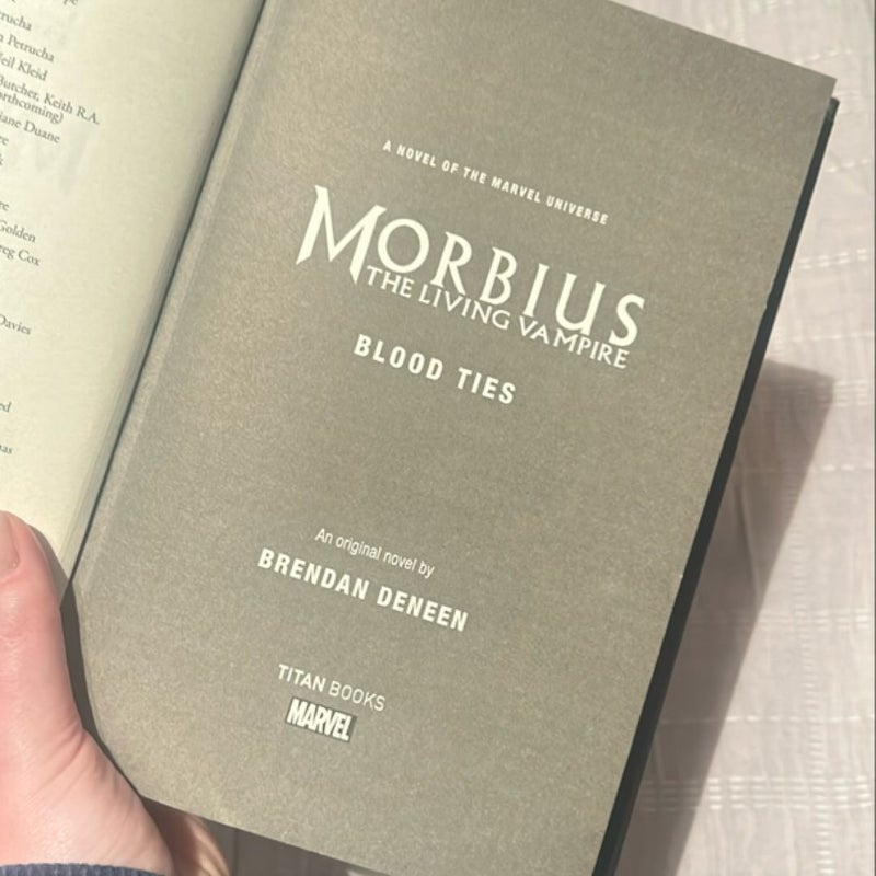 Morbius: the Living Vampire -- Blood Ties