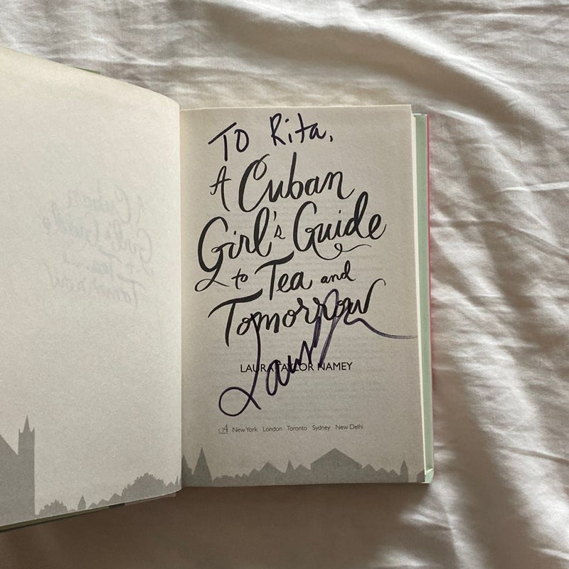 A Cuban Girl's Guide to Tea and Tomorrow (signed)
