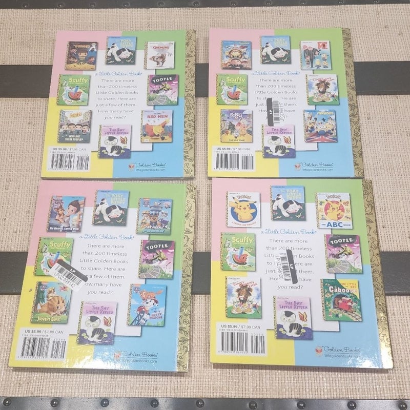 Lot of 4 Little Golden Kids Books 15